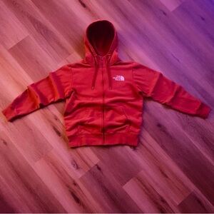 The north face zip up hoodie